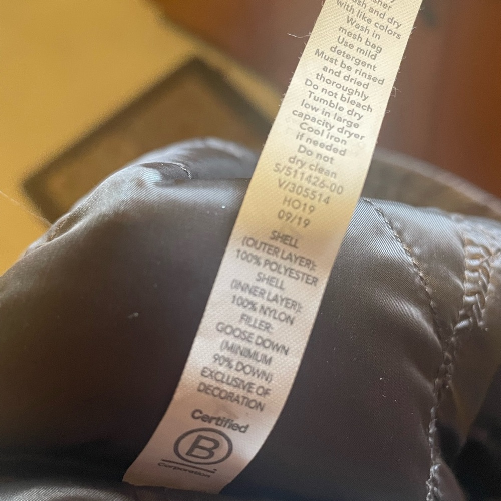 Athleta Black Down Oversize Jacket - image 1